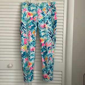 Lilly Pulitzer Kelly Stretch Pants. Size 10. EUC.